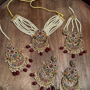 Beautiful Indian Pakistani bridal jewelry set
